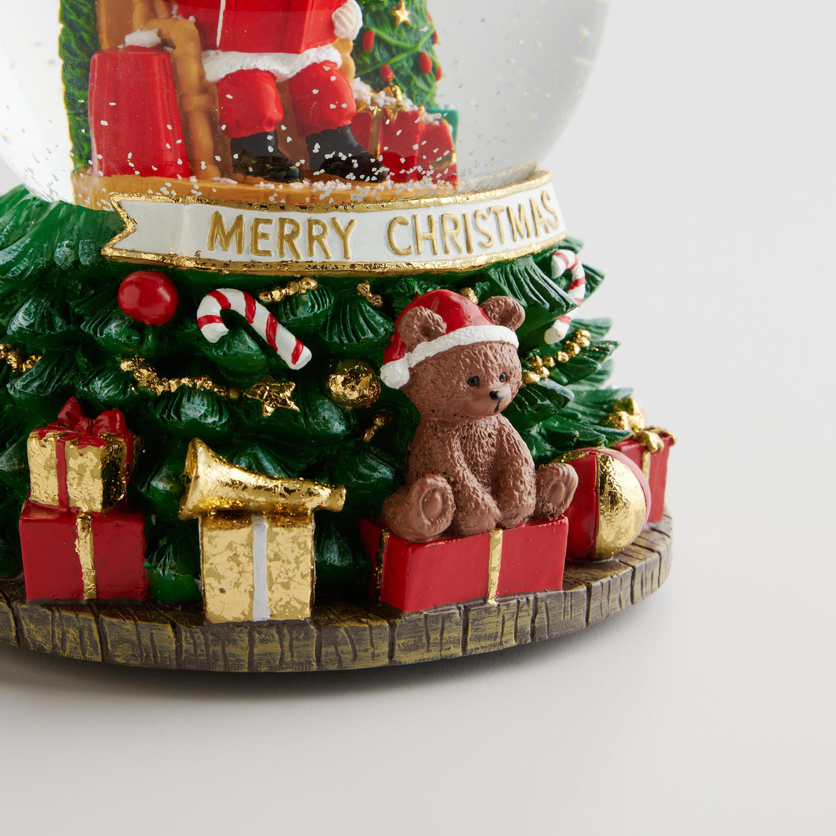 SCHNEEBALL Mit Spieluhr Frostington - Grün, Glas (15/17/15cm) - home&you