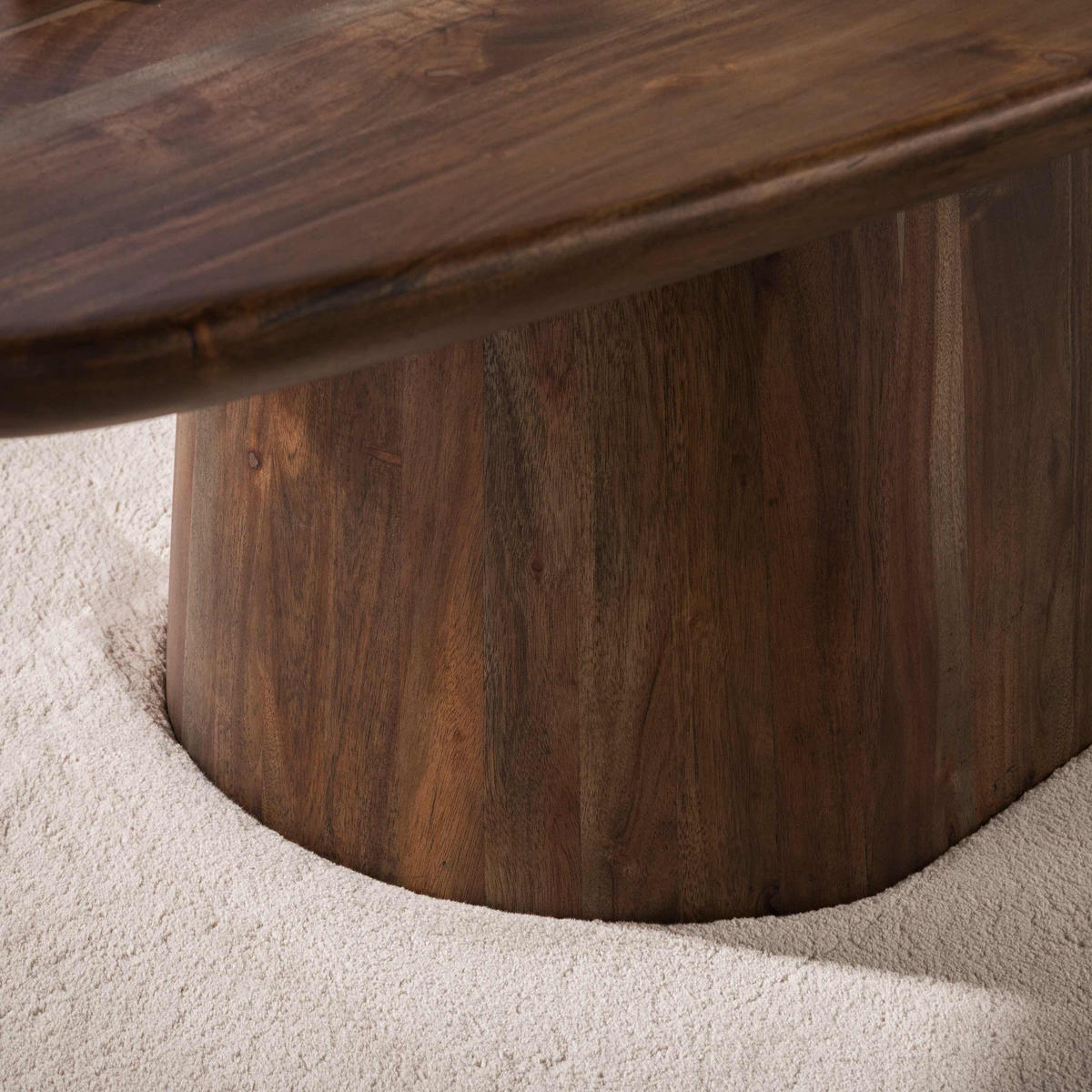 COUCHTISCH Central Braun 70/135/35 cm - Braun, Holz (70/135/35cm) - Hoyz Collection