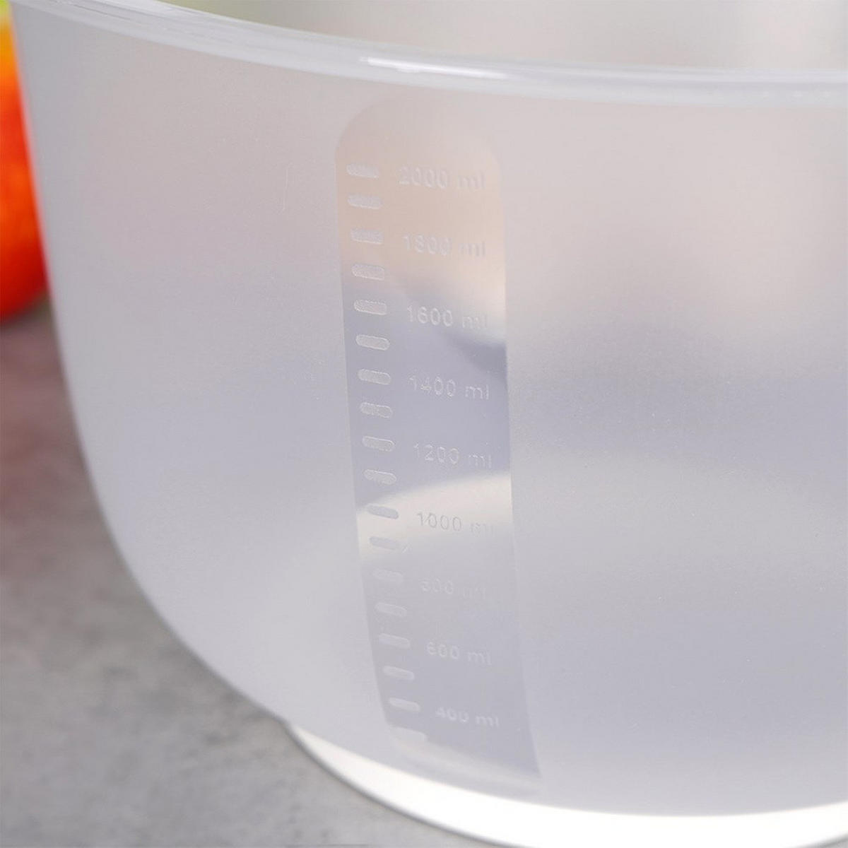 KÜCHENRÜHRSCHÜSSEL Mehrfarbig 3 Stück - Transparent, Kunststoff (22/22/16cm) - Excellent Houseware