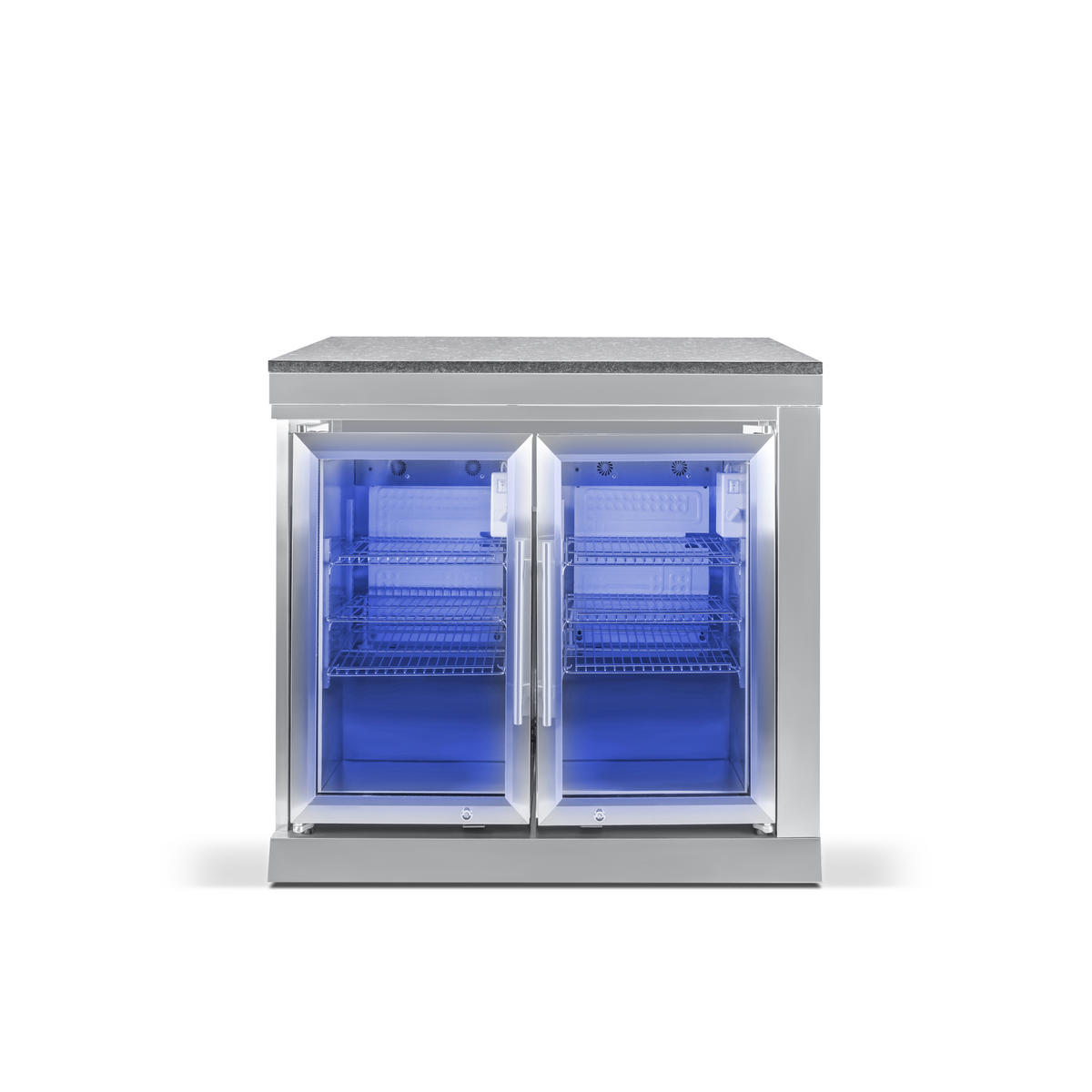 OUTDOORKÜCHE SILVERBACK M1 - Silberfarben, Metall (300/90/58cm) - Goriller