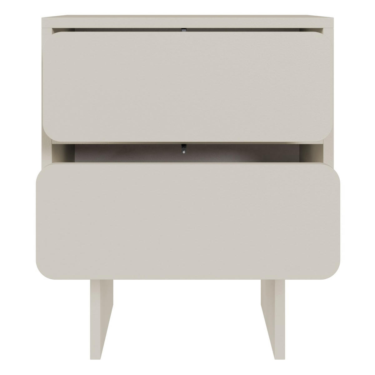 NACHTTISCH Wuwu Greige 50 cm - Taupe, Holzwerkstoff (49.6/56/35cm) - Selsey