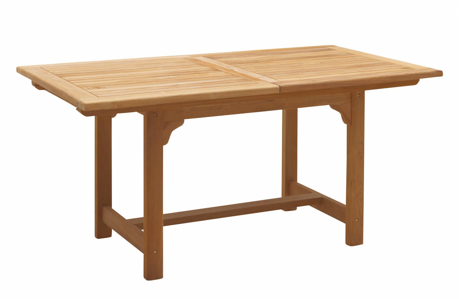 GARTENTISCH Ela Teak 150/200x90x75cm, Holz, Natur - Naturfarben, Holz (150/90/75cm) - dasmöbelwerk