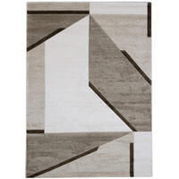 TEPPICH modern Flachgewebe TEMPO Beige 120 x 170 cm - Beige, Textil (120/170cm) - Novatrend