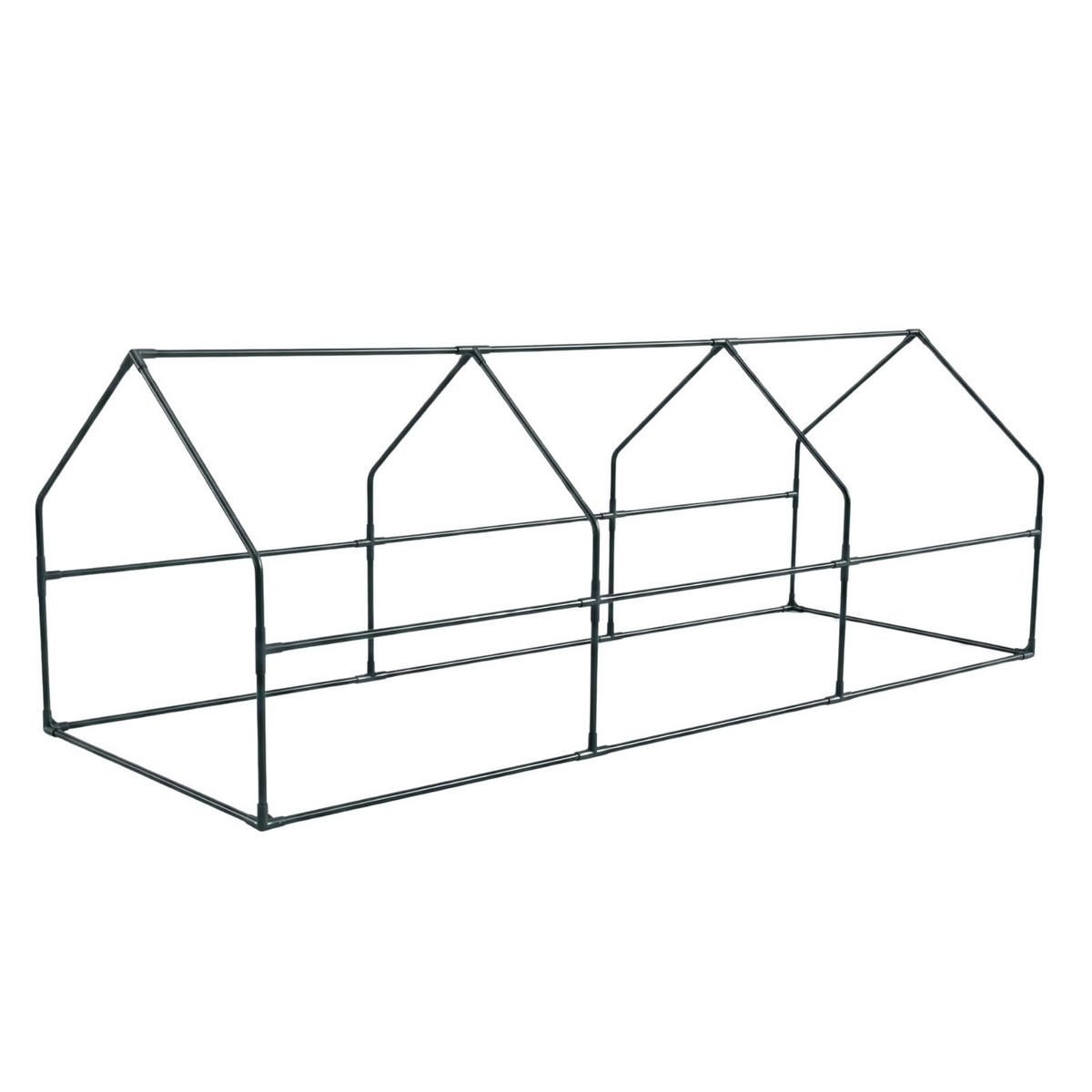 FOLIENGEWÄCHSHAUS 270 x 90 x 90 cm - Grün, Kunststoff (90/90/270cm) - EDENIA