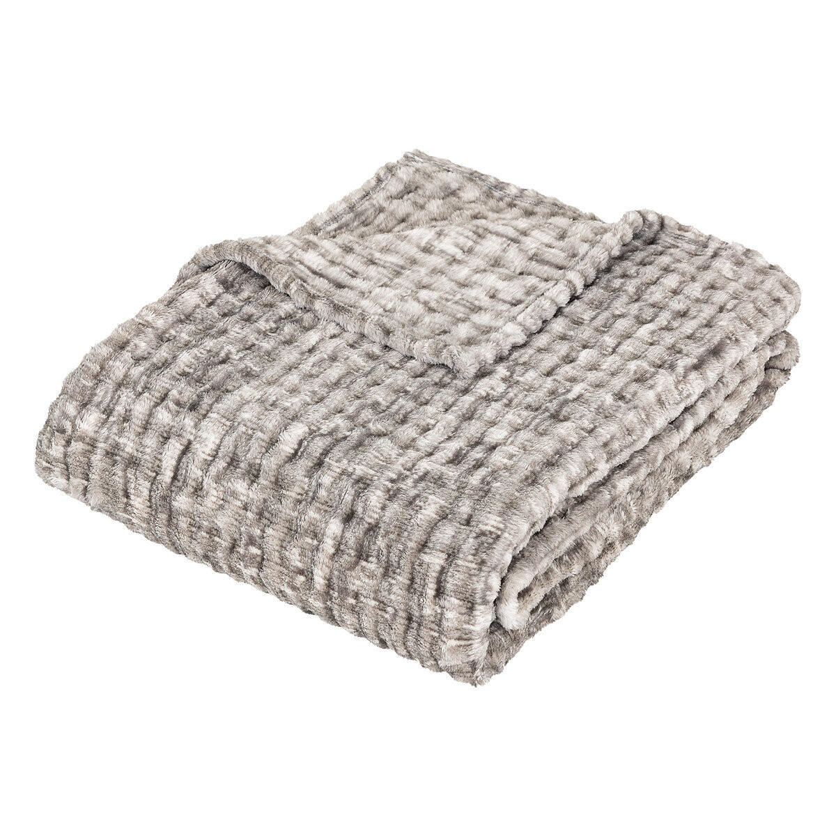 FLEECEDECKE Flan 125/150 cm - Grau, Textil (1/125cm) - Atmosphera Createur d´interieur