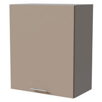 HÄNGESCHRANK Brerra W2/60 Grau / RAL 1019 graubeige Matt 60 / 32,5 / 72cm - Graubraun/Grau, Holz/Holzwerkstoff (60/72/32.5cm) - Feldmann-Wohnen