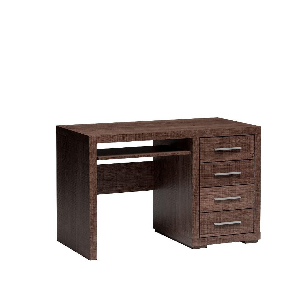 SCHREIBTISCH SALERNO 120x60x78 cm Bürotisch Computertisch, Braun - Braun, Holzwerkstoff (60/120/78cm) - MASSENO