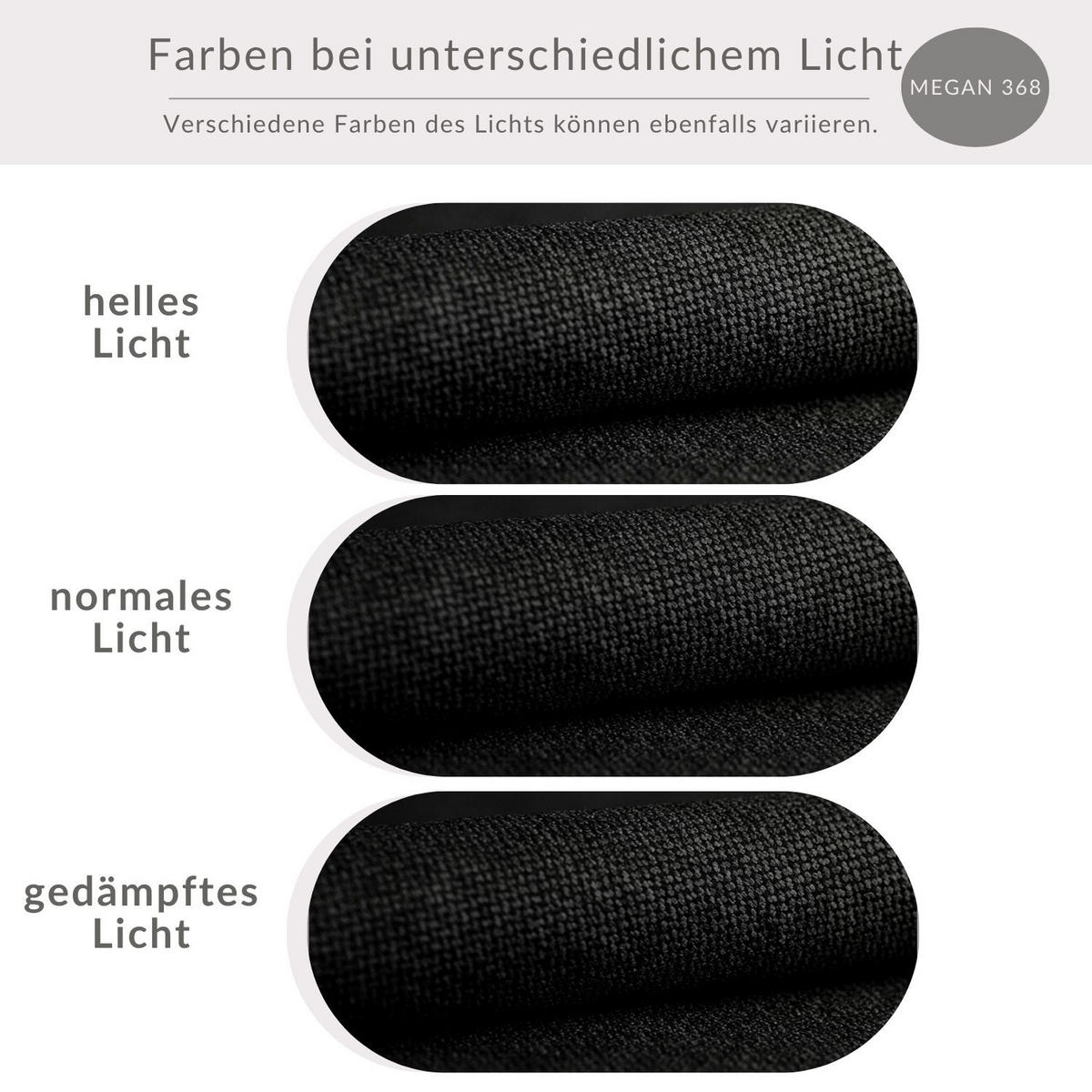KONTINENTALBETT Calma Schwarz 160/200 cm mit Taschenmatratze - Schwarz/Naturfarben, Holz/Holzwerkstoff (160/200cm) - Maison de Reve