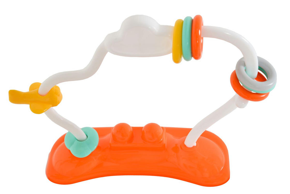 LAUFLERNHILFE Hopser Magic fun orange Spielcenter, Musik, Licht, höhenverstellbar, Sitz drehbar - Orange, Kunststoff (81/87/81cm) - Moni