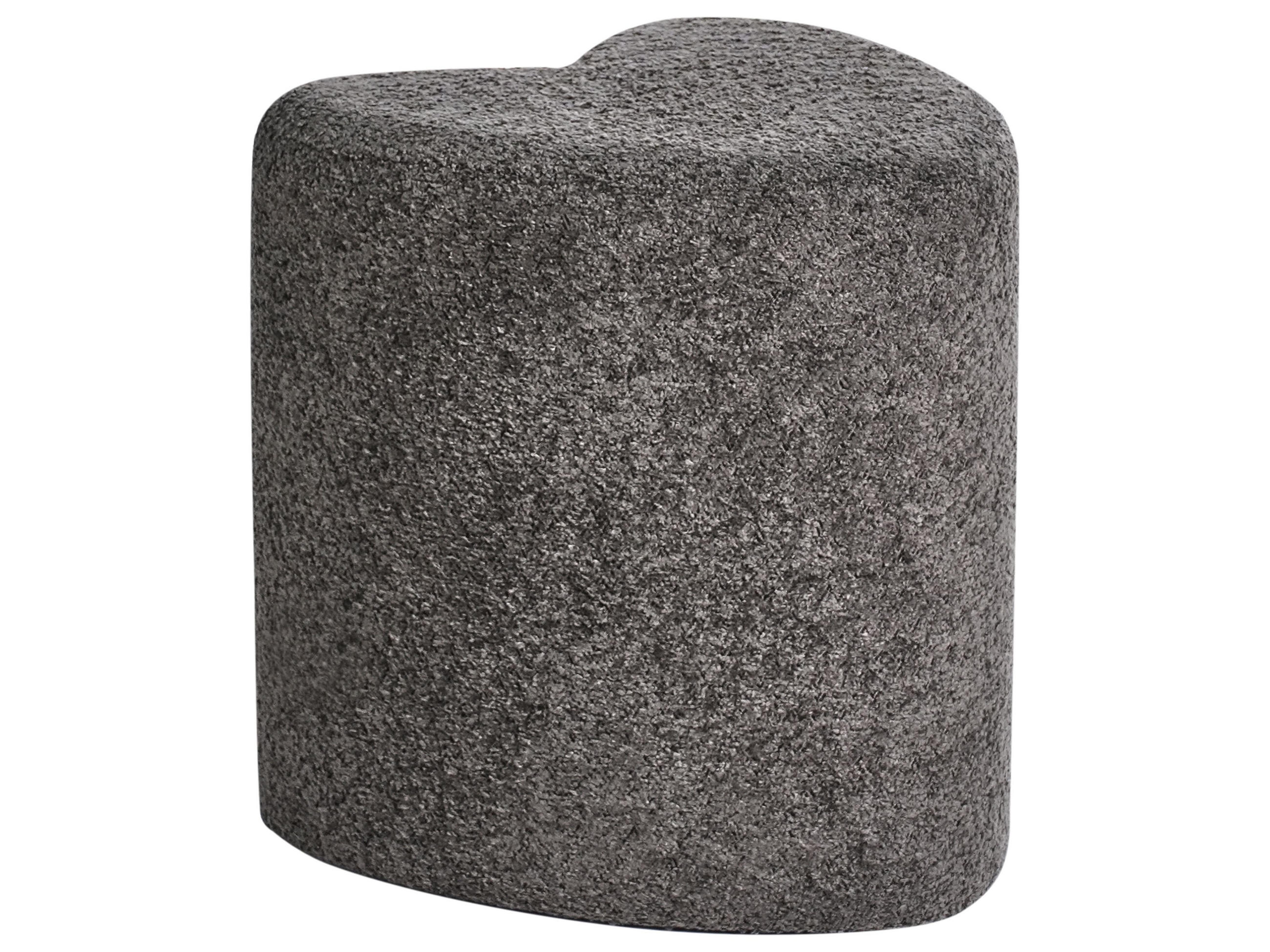 POUF Dunkelgrau Scotia - Dunkelgrau, Textil (40/44/33cm) - Beliani