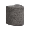 POUF Dunkelgrau Scotia - Dunkelgrau, Textil (40/44/33cm) - Beliani