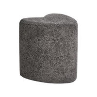 POUF Dunkelgrau Scotia - Dunkelgrau, Textil (40/44/33cm) - Beliani
