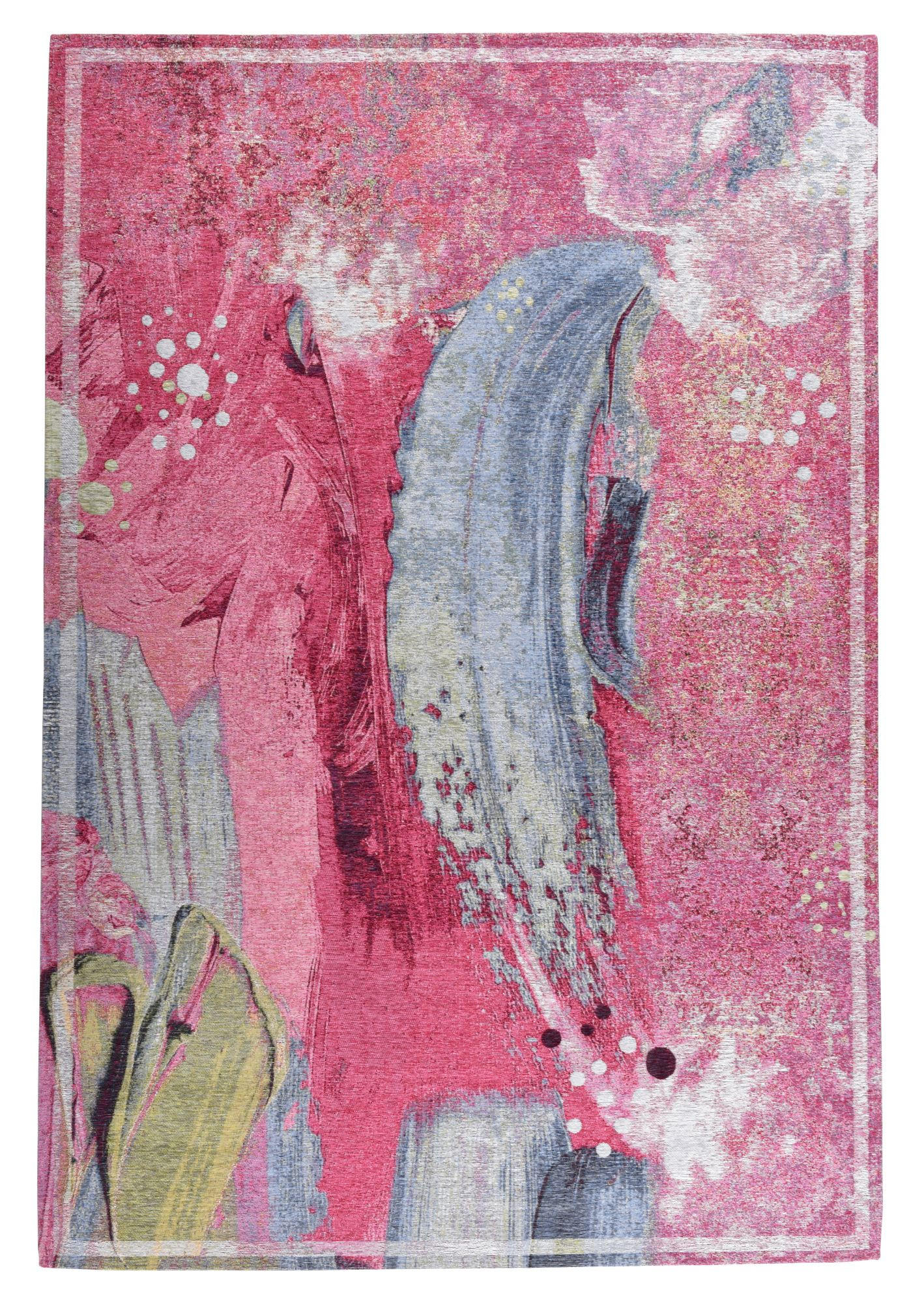 Gino Falcone Flachwebeteppich Pink 80x160 cm