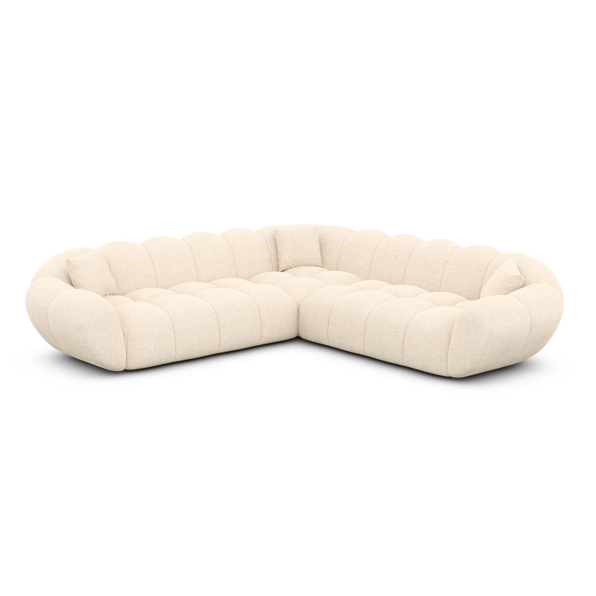 Varoyal Ecksofa Creme 258x258 cm