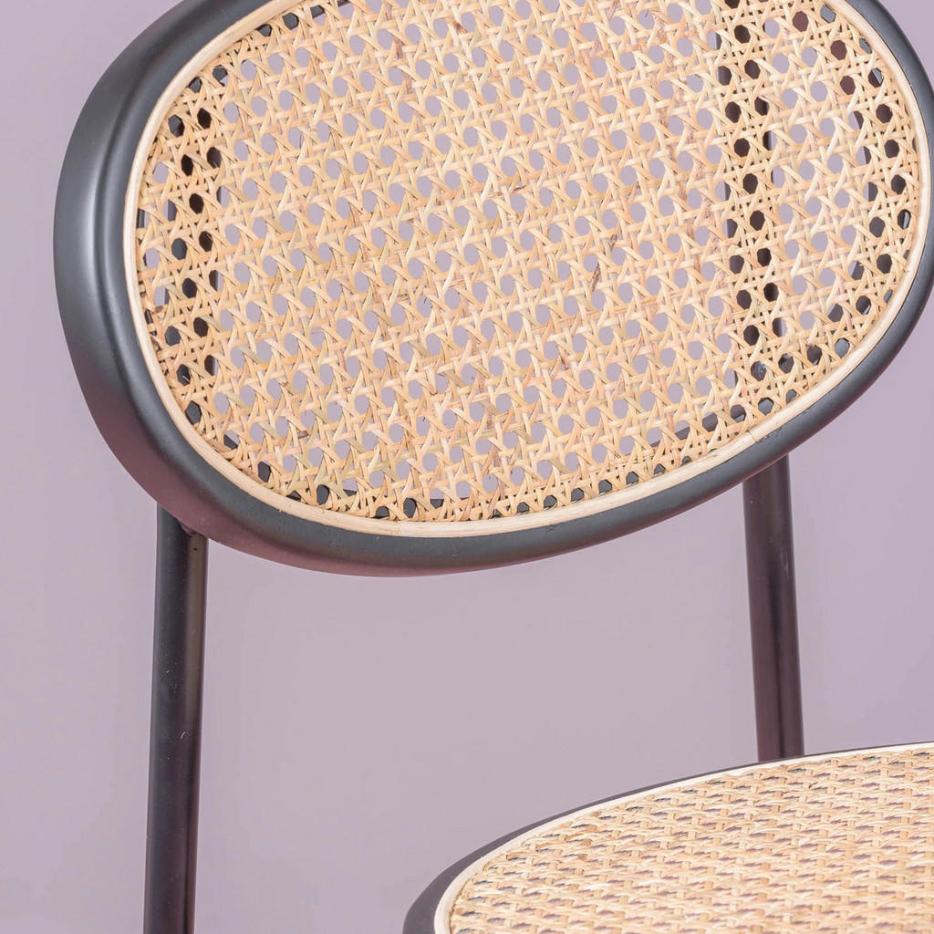 Thumbnail - Nest Dream Hocker, Schwarz, Naturmaterialien, 1-Sitzer, 41x107x50 cm, FSC 100%, Esszimmer, Barmöbel, Barhocker