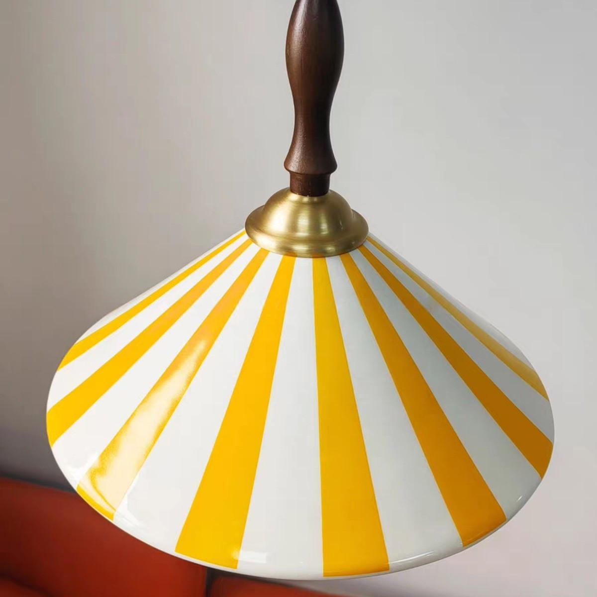 LED-HÄNGELEUCHTE 12W Gelb 30/30/20-150 cm - Gelb, Metall (30/30/20cm) - Authentics