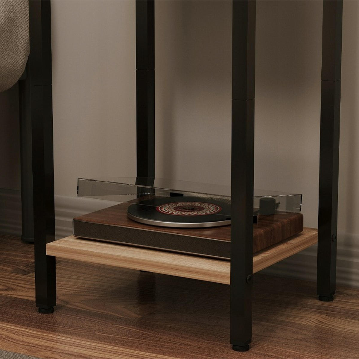 NACHTTISCH, Hellbraun, 38/51/28 cm - Braun, Holz (38/51/28cm)