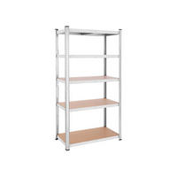 STANDREGAL - Silberfarben, Metall (100/200/50cm) - Hansiro
