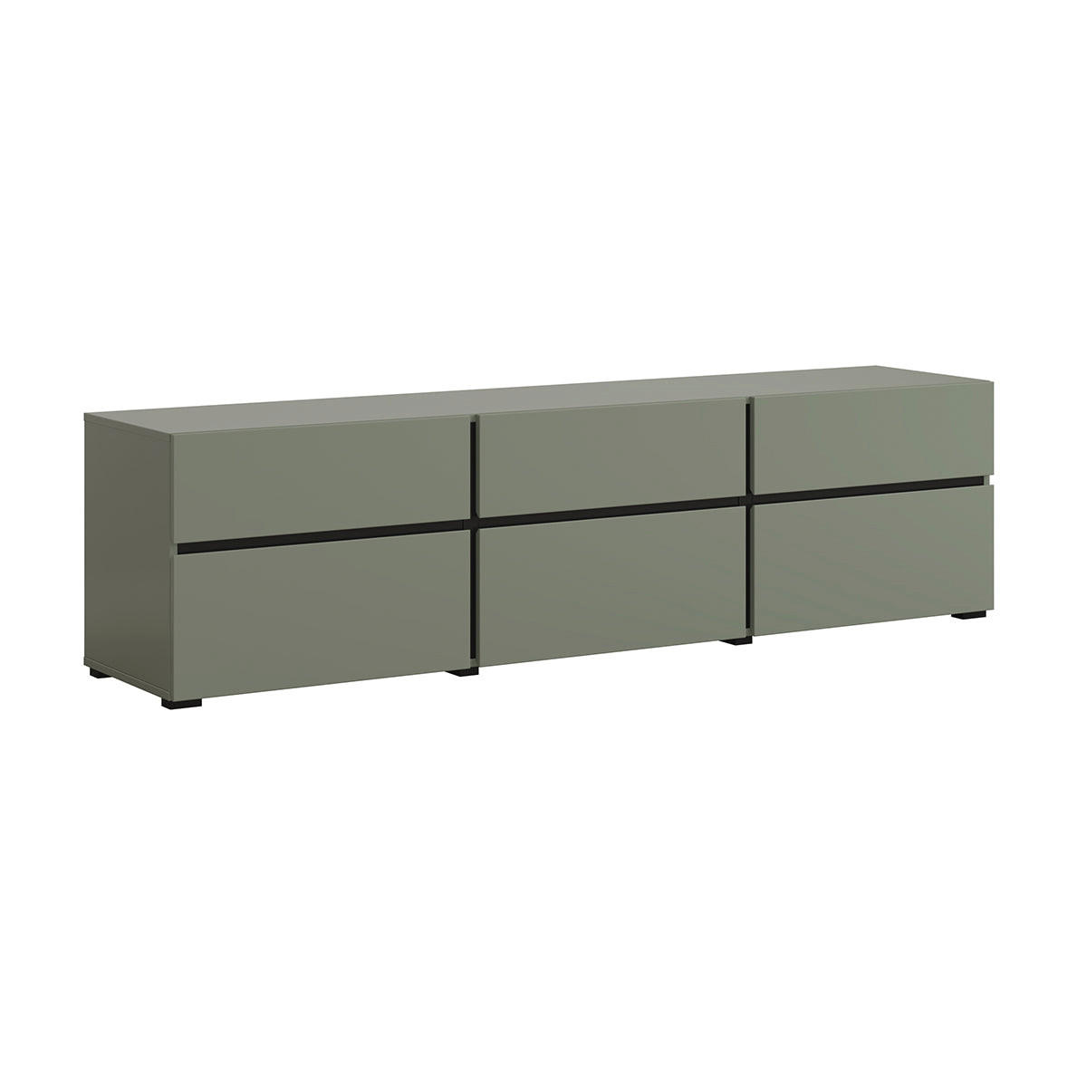 TV ORMARIĆ Lilia Zeleni - zelena, drvni materijal (180/48/40cm) - Petits-meubles