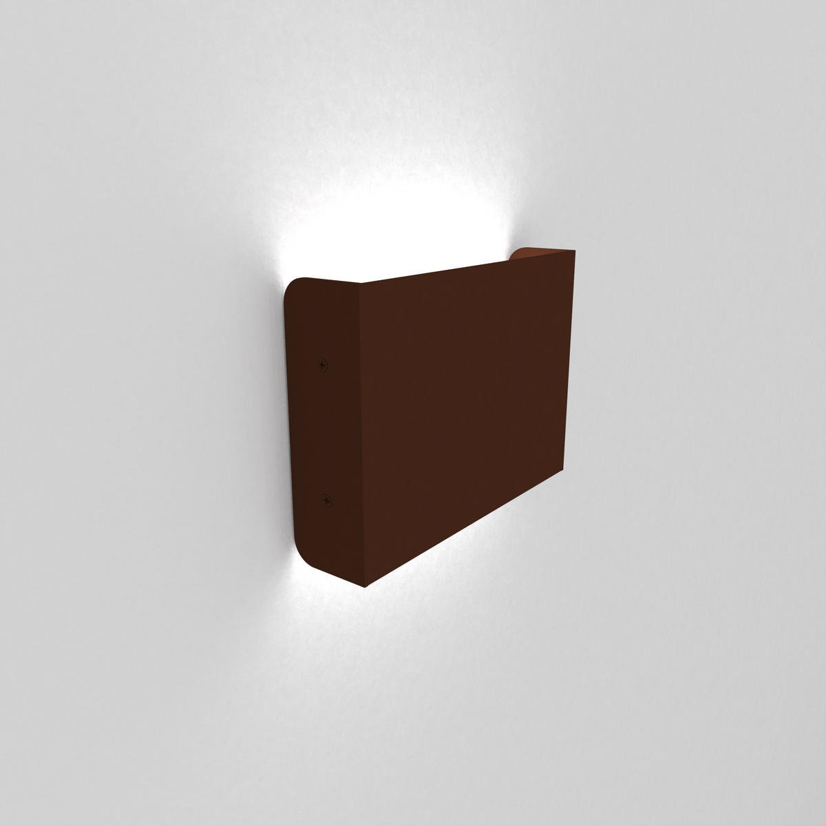 LED-WANDLEUCHTE - Dunkelbraun, Metall (15.4/11/3.6cm) - Lumicom