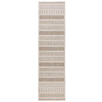 Outdoorteppich Kaleo Cream/Beige 70x200 cm - Creme, Kunststoff (70/200cm) - benuta
