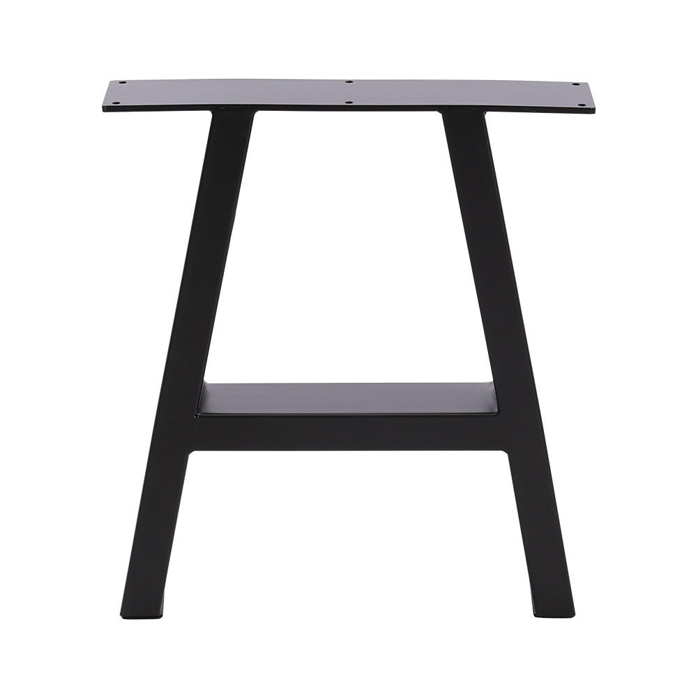 TISCHGESTELL-SET 2-TLG. Leiterförmig Metall - Schwarz, Metall (69/71.5/7cm) - Livingandhome