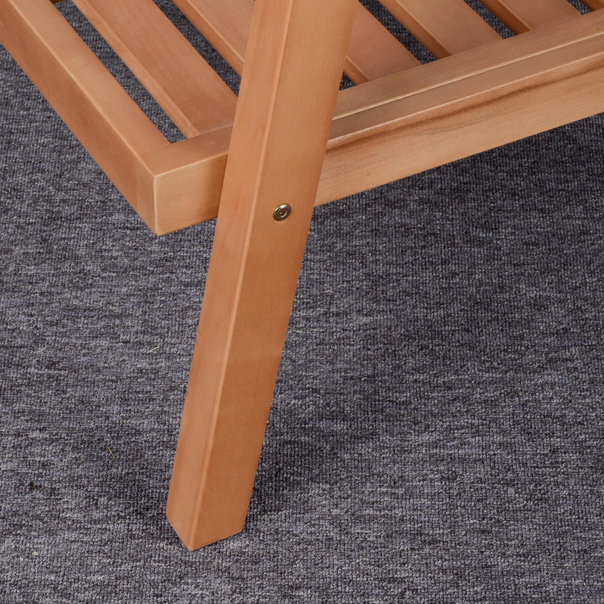 GARTENMÖBEL Set, Pappelholz, Braun+Beige - Beige/Braun, Holz/Kunststoff - Outsunny