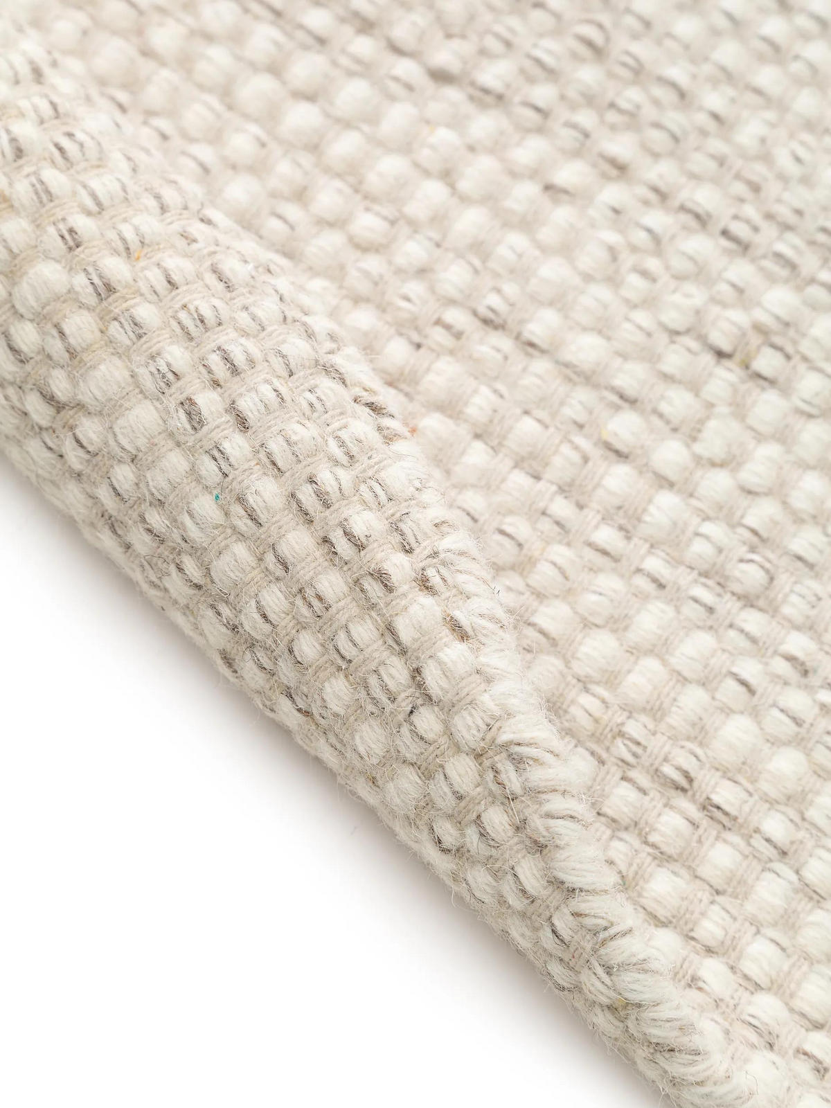 VOLNENA preproga Rocco kremna ø 200 cm - krem, tekstil/naravni materiali (200/200cm) - benuta Pure