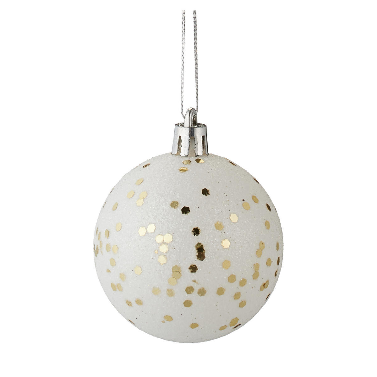 30-TLG.WEIHNACHTSKUGELN-SET - Multicolor, Kunststoff (6/7/6cm) - Relaxdays