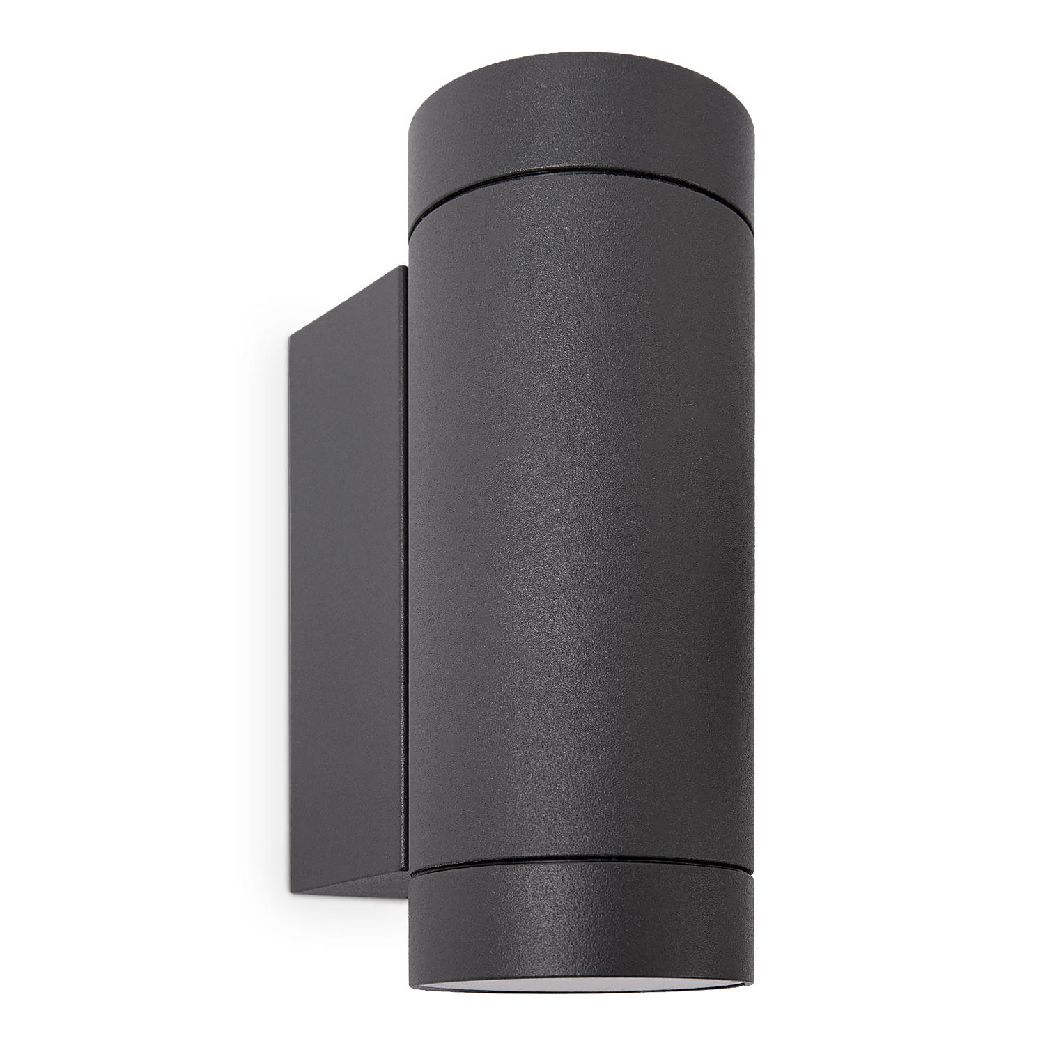 AUSSENLEUCHTE Ludowa - Anthrazit, Metall (10.2/6.5/16.4cm) - Paco Home