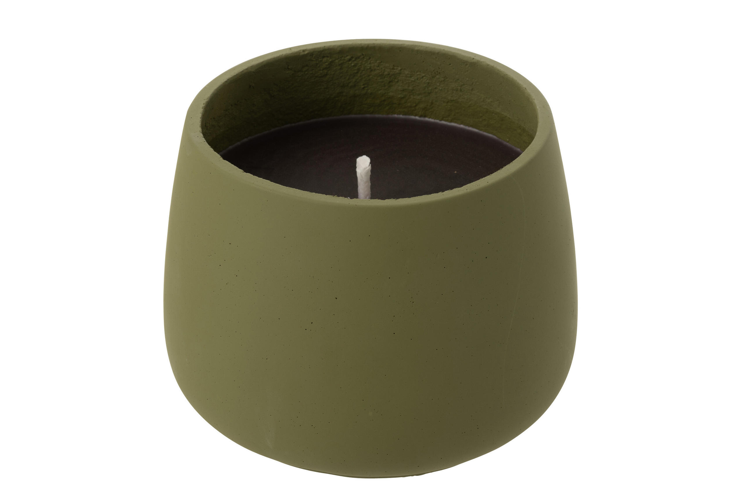 KERZEN KYRA - Zement - Grün - L - 45 Std. - Grün, Stein (20.5/16cm) - J-Line