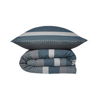 BETTWÄSCHESET Dion - Renforcé - 2-teilig - 135x200 cm - Petrol - Blau, Textil (135/200cm) - SCHIESSER