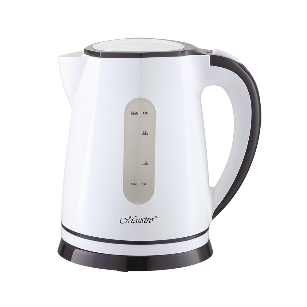 WASSERKOCHER ELEKTRISCH Weiß 16/16/21 cm MR058WHITE - Weiß, Kunststoff (16/21/16cm) - Maestro 