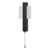 LED STŮLKOVÉ SVÍTILKO BUCKLEY III 28/12/5 cm - černá, kov (12/5/28cm) - Nettlife