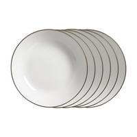 SUPPENTELLER Adela grau ø 20 cm 6er Set - Grau, Keramik (20cm) - Ritzenhoff Breker