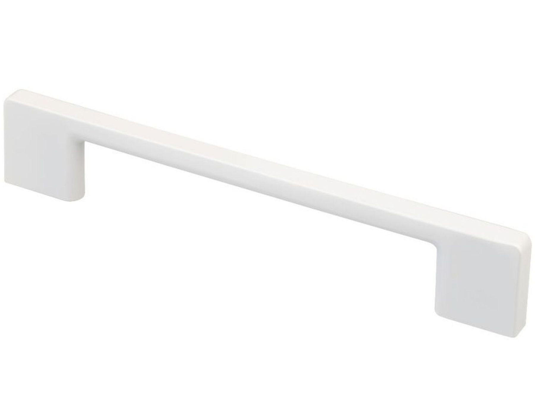 MÖBELGRIFF BA 256mm Easy Weiss matt modern schmal mit 2 Schrauben - Weiß, Metall (0.8/2.8/29cm) - Livingpoint24