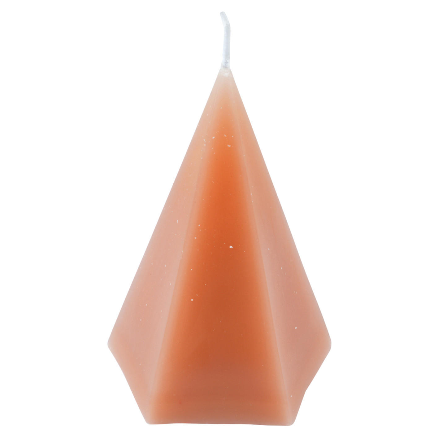DEKO-KERZE pyramidenförmig Arty 7,4/7,4/12 cm - Rosa, Paraffin (7.4/12/7.4cm) - Homea
