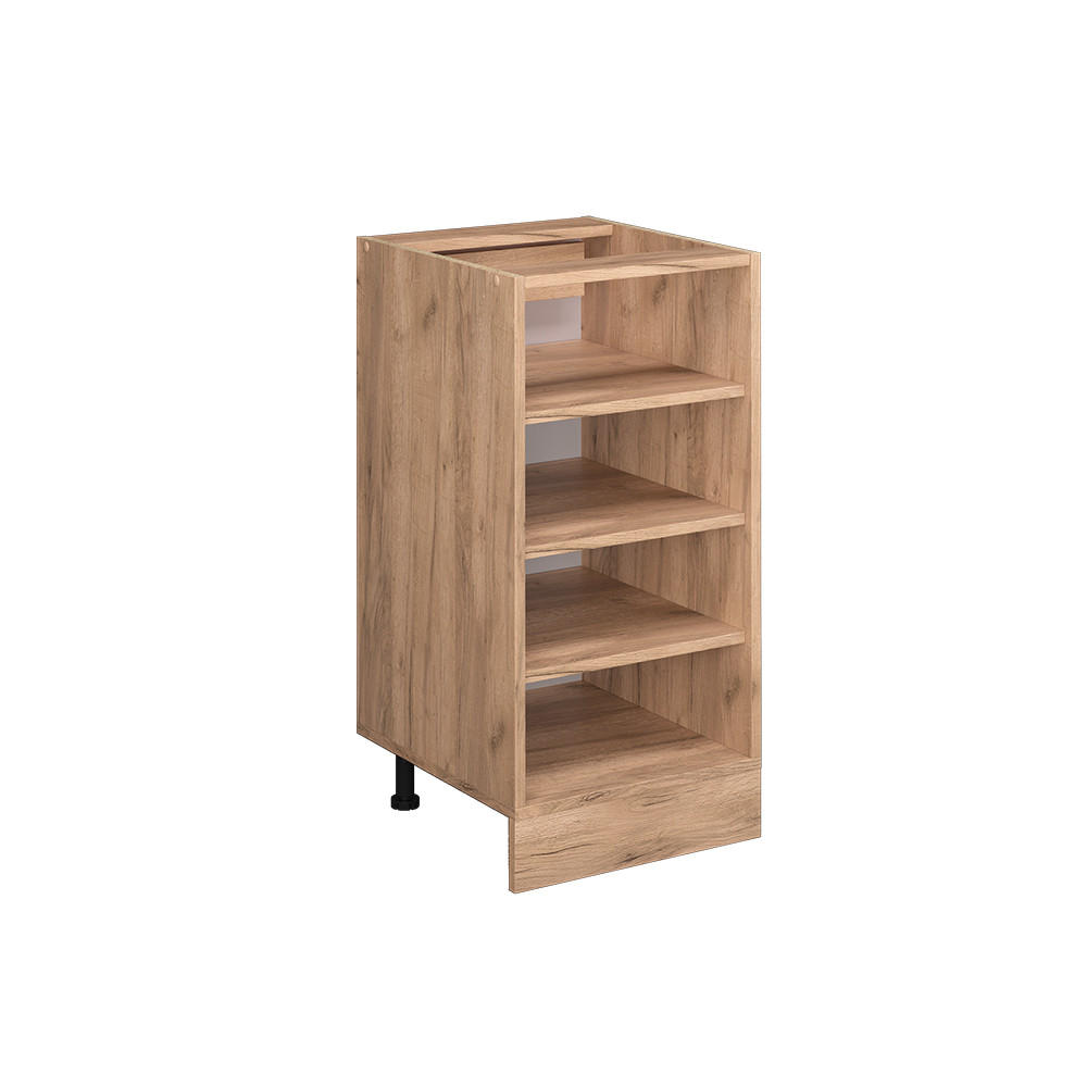 KÖKSHYLLA R-Line Goldkraft ek 40 cm utan bänkskiva Honungsek, Honungsek 81.6/40/46 cm