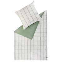 RENFORCÉ BETTWÄSCHE PERFORM - Grün, Textil (155/220cm) - Schöner Wohnen