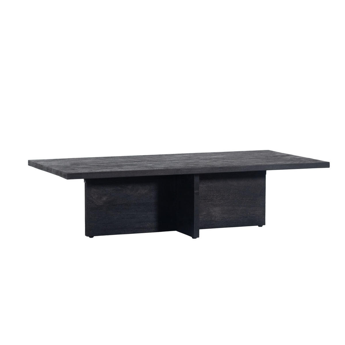 COUCHTISCH aus Mangoholz 140cm, schwarz - Schwarz, Holz (140/70/38cm) - Giga Meubel