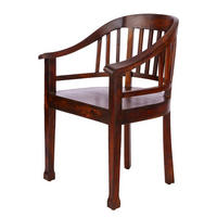 STUHL Hopkins - Dunkelbraun, Holz (55/81/54cm) - Butlers