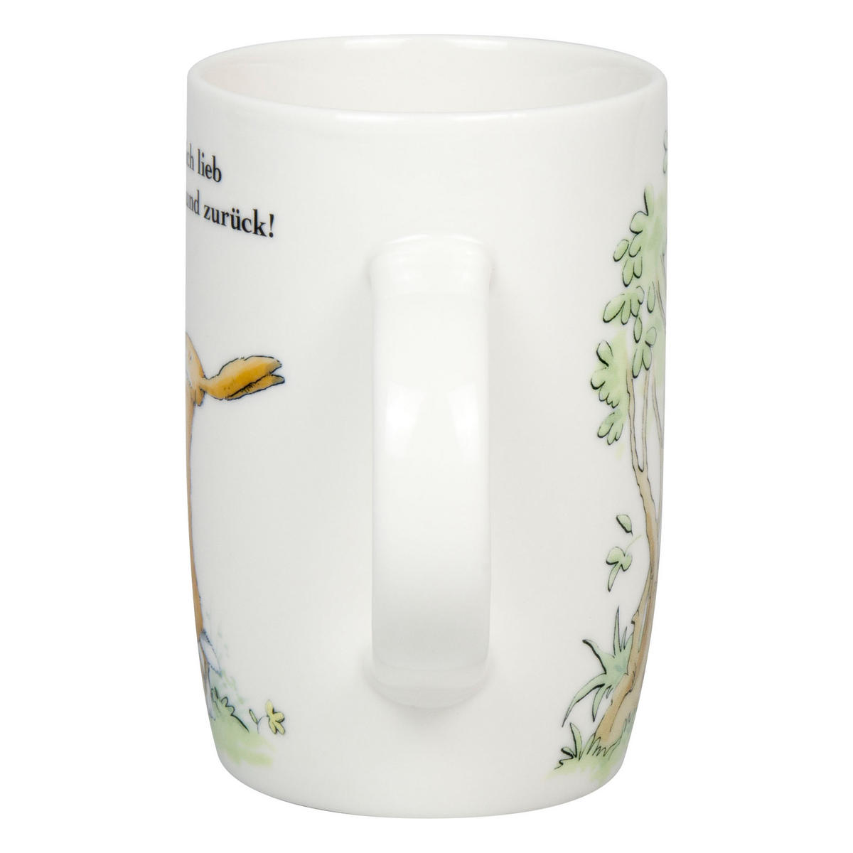 KAFFEEBECHER Ich hab dich lieb bis zum Mond - Naturfarben, Keramik (0.6L) - Könitz