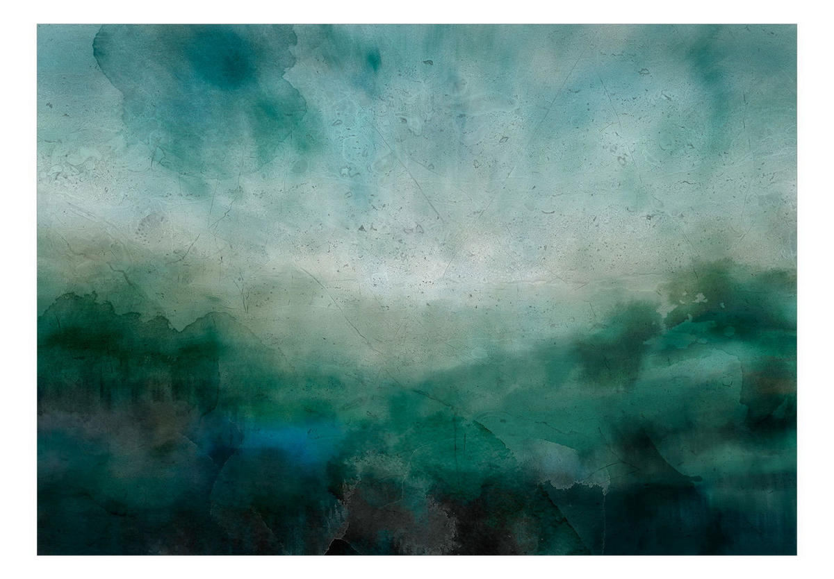 SELBSTKLEBENDE FOTOTAPETE 392/280 cm - Blau/Grün, Kunststoff/Textil (392/1cm) - KUNSTLOFT