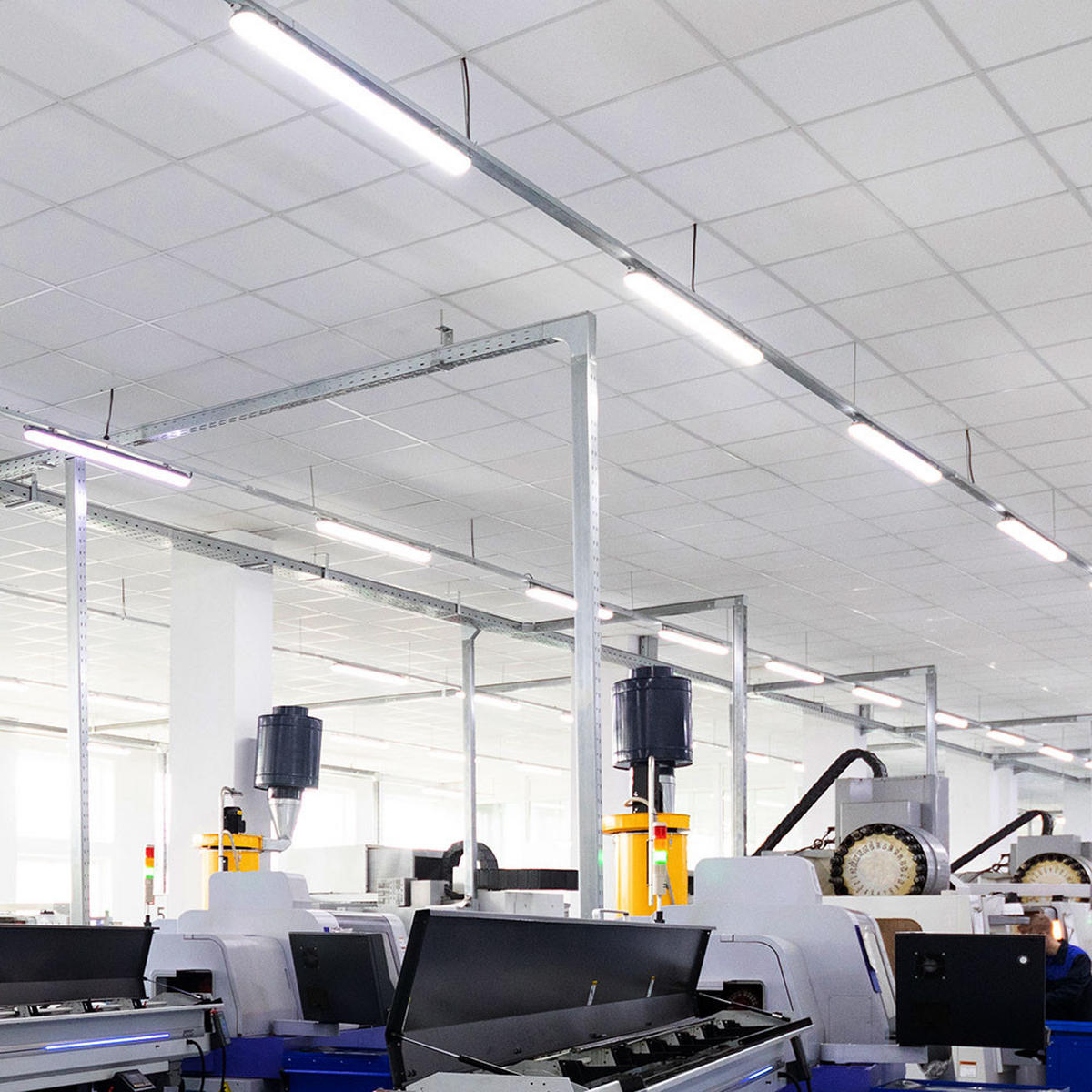 LED WANNENLEUCHTE Weiß Staubgeschützt - Weiß, Kunststoff (150/6.5/5.8cm)