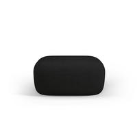 POUF Jenny aus Boucle schwarz - Schwarz, Textil (88/40/90cm) - Micadoni