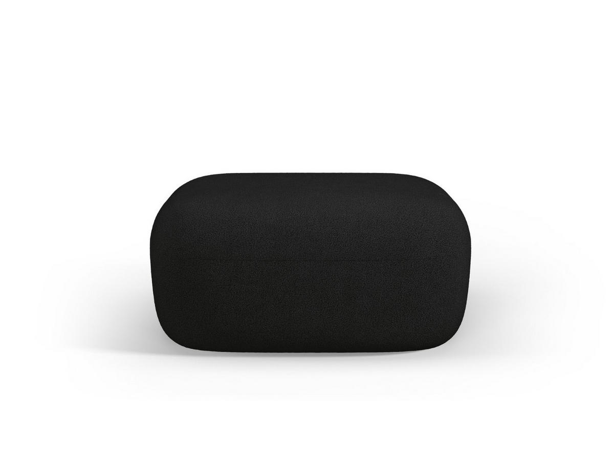 POUF Jenny aus Boucle schwarz - Schwarz, Textil (88/40/90cm) - Micadoni