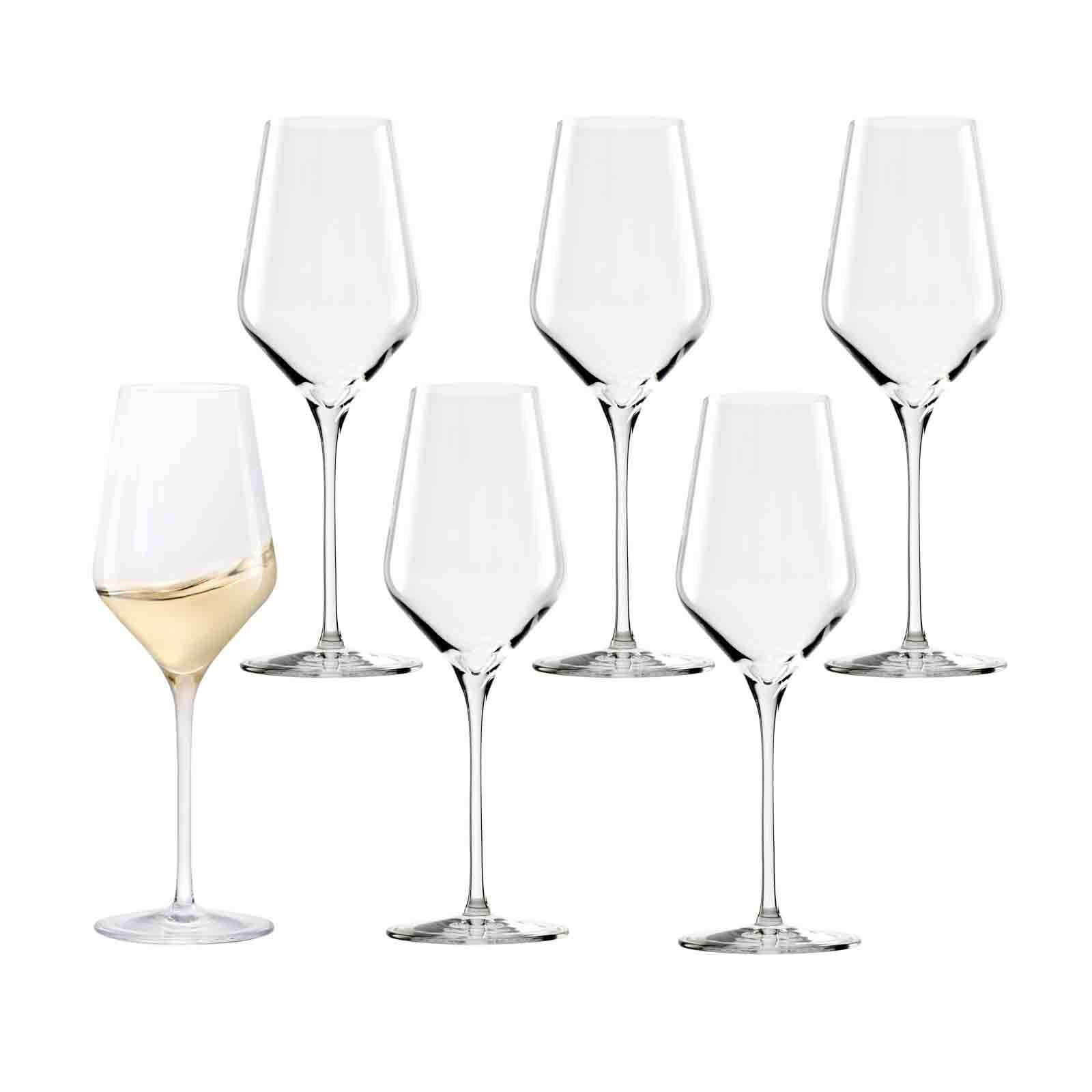 WEISSWEINGLÄSER Quatrophil transparent 405 ml 6er Set - Transparent, Glas (0.405L) - Stölzle Lausitz