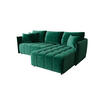 ECKSOFA mit Schlaffunktion ONIL L Monolith 37 Rechts - Grün, Textil (245/175cm) - Bedante