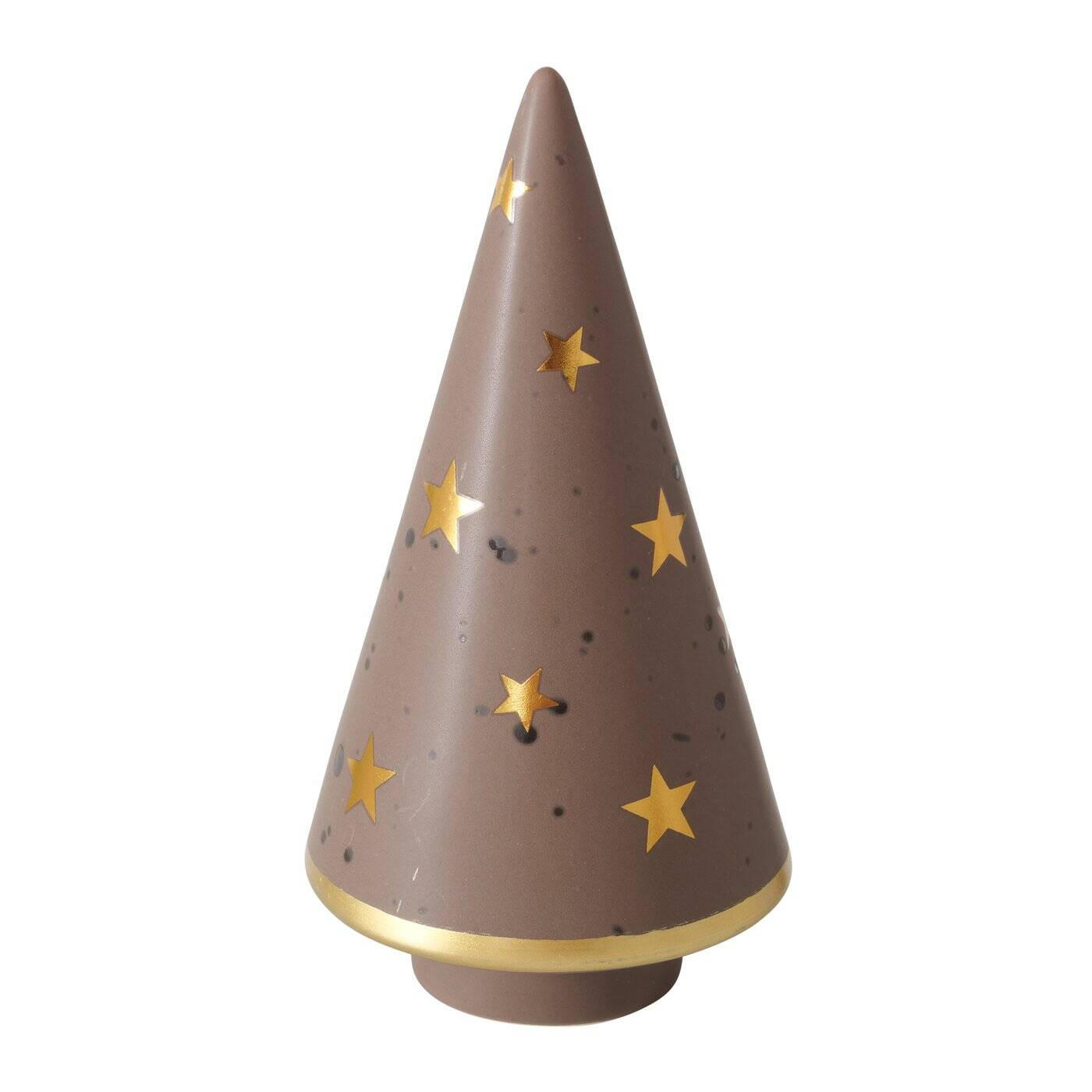 Boltze Home Weihnachtsbaumfigur Braun 9x16x9 cm
