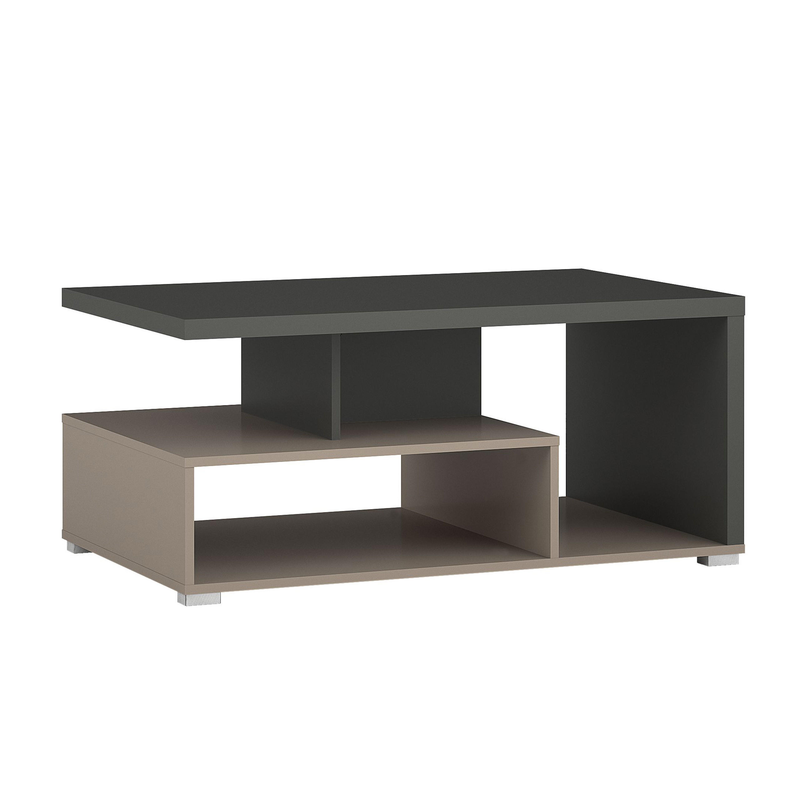 COUCHTISCH SERENITA 100/45/60 cm Anthrazit - Anthrazit, Holzwerkstoff (60/100/45cm) - MASSENO